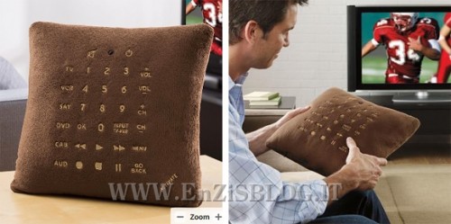 cuscino-telecomando-500x249 Pillow Remote Control, il cuscino telecomando